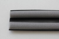 Zugluftstopper, Türdichtung Luftzugstopper 95 cm für Türen in der Farbe Grau/Schwarz