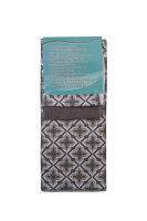 Mikrofaser Abtropfmatte 38 x 50 mm mit 2 Mikrofasertücher 30 x 30 cm Taupe