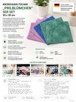 Microfaser-Tücher "Prilblümchen" 30 x...