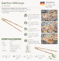Bambus Grillzange (L 30 cm)