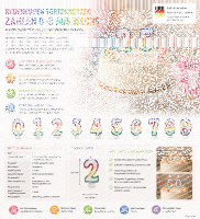 Tortenkerze Zahl "1" Regenbogen glitzernd mit...