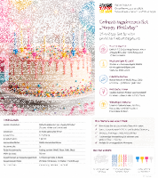 Geburtstagskerzen Set "Happy Birthday", 25teilig