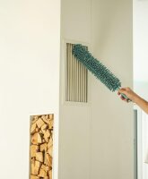 Bodenwischer mit Staubschwert und Teleskopstange 1,30 m, 4-er Set