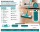 Bodenwischer mit Staubschwert und Teleskopstange 1,30 m, 4-er Set