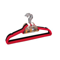 Kleiderbügel Geflockt, Rutschfest, Samtoptik,...