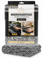 Premium Mikrofasertuch 40 x 60 cm Anthrazit 1200 GSM...