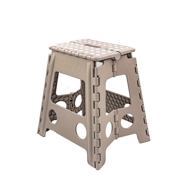 XL Klapphocker, Klapptritt, Tritthocker Caramel H 40cm bis 150KG