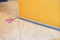 Zugluftstopper, Türdichtung Luftzugstopper 95 cm für Türen in der Farbe Grau