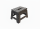 Klapphocker, Tritthocker Dark Grey Faltbar H 22cm bis 150KG für Kinder