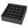 Schubladen Organizer 31 x 31 x 10 cm – Faltbare Aufbewahrungsbox mit 20 Fächern aus Non Woven